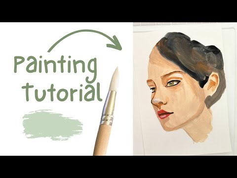 How to Paint a Portrait with Acrylic Paint Step by Step Tutorial