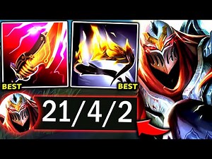 ZED TOP IS MY #1 NEW FAVORITE TOPLANER TO 1V9! (I LOVE IT👌) - 2025 Zed TOP Gameplay Guide