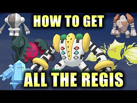 HOW TO GET ALL REGIS IN POKEMON SWORD AND SHIELD CROWN TUNDRA! INCLUDING REGIGIGAS!