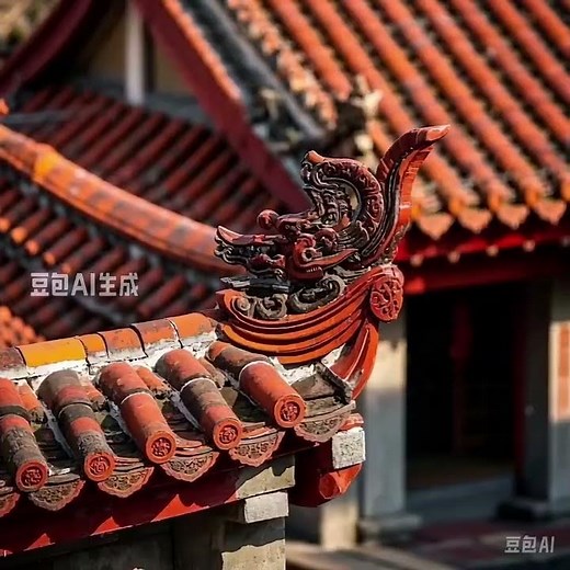 The classical architecture of ancient villages in southern China.