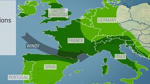 Damaging winds, rough seas threaten western Europe as parade of storms continues