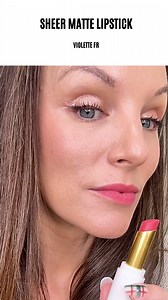Violette FR Bisou Balm in Rose Latte gives a sheer, blurred, just-bitten lip look. The soft strawberry pink-red shade builds beautifully while staying velvety and comfortable. Even though it’s matte, it never feels drying. . Find it on LTK: https://liketk.it/5FXrW . #violettefr #bisoubalm #sheerlipstick #redlip #everydayred justbittenlip @violette_fr | I Like To Talk Blog