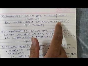 Topic- 15 Date calculation in mysql