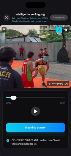 Smartes KI-Video-Tracking: GESICHTER & BEWEGTE OBJEKTE SOFORT WEICHZEICHNEN