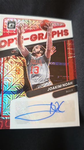 Joakim Noah 2021-22 Panini Donruss Optic Autograph