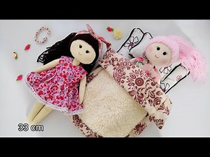 "Your Guide to Making a Rag Doll 🧵✨ | Special Handmade Rag Doll Tutorial 🎀👶" Free Pattern