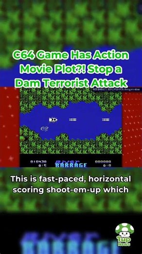 C64 Game Has Action Movie Plot?! Stop a Dam Terrorist Attack!