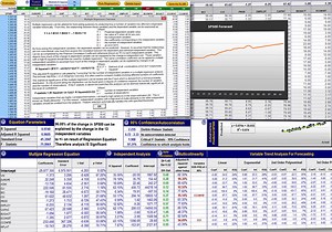 Excel Multiple Regression Analysis and Forecasting Template