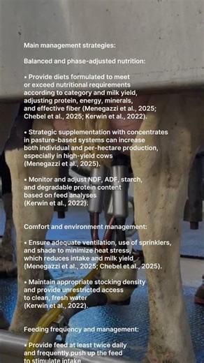 Management Strategies to Increase Milk Production in the Herd.