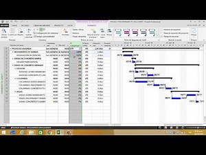CRONOGRAMA DE OBRA PROGRAMADO VS EJECUTADO