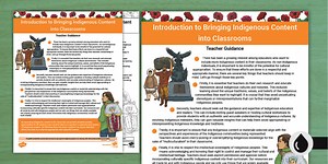 Introduction to Bringing Indigenous Content into Classrooms
