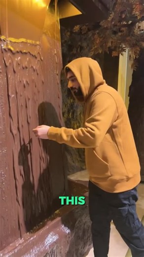 Pixel Genix on Instagram: "This Waterfall Is Made of PURE Chocolate The Pelit Chocolate Museum in Istanbul made a real flowing chocolate waterfall. This waterfall isn’t just decoration; it’s a working display that pours molten chocolate the way a natural waterfall pours water. Visitors often get a small tasting cup or sample, making the experience both visual and delicious. #reels #inventions #viral #interestingfacts #unique #food Credits: @fslzss / TT @doctor.traveler / TT"