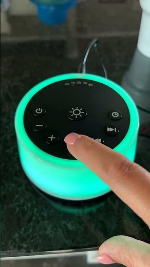 White Noise Machine with 10 Color Night Light – Calm Sleep Anywhere