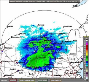 Latest radar imagery from our dome in Colchester, VT. You can see snow moving across parts of the area. Be careful traveling today. | US National Weather Service Burlington VT