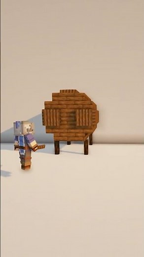 How to Build Wine Barrel in Minecraft in 10 Seconds!🍷🍷