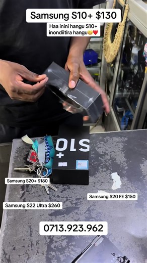 Ask for CHACHIE on Table 31 (M1-70) Century Mall UPSTAIRS Corner Julius Nyerere and Nelson Mandela use FEDEX entrance. #chachieselectronics #samsung #s10plus #original #cheap