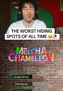 GAME: MECCHA CHAMELEON (on steam) I DONT KNOW HOW SOME OF THESE SPOTS WORKED😭#jacmafia #gaming #fyp #fy