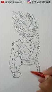 How to Draw Gohan The Beast 😈😈