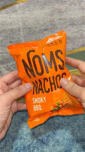 Noms Nachos Smoky BBQ ASMR | Super Crunchy Chips Opening #asmr #shorts