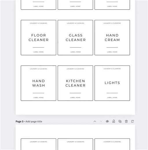 Laundry & Cleaning Labels: 2.5" Square, Customizable Avery 94104 (digital Download) - Etsy