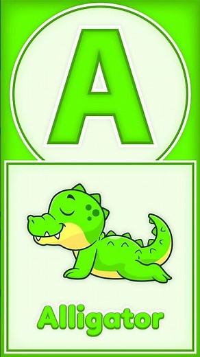 ABC Song 🐶 Learn Animal Names A to Z 🔤 Fun Learning for Kids #shorts #shortsvideo #shortvideo #kids