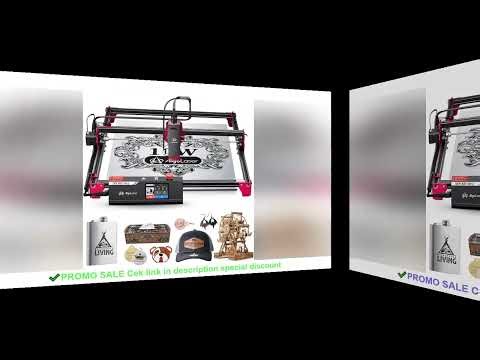 Algolaser DIY Table 40*43cm CNC Laser Cutter Engraver 3.5 Touch Scree Phone&WiF Metal Wood CNC Lase