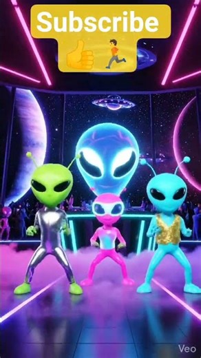 🚀👽 AI ALIEN DANCE VIDEO Funny cartoon aliens dancing #subscribe #viralvideo #funny #lifeisbutadream👍