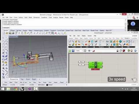 Assembly simulation setup - Kangaroo