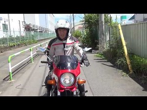 初めての中型バイク ： 安定した停止方法は？左足の出し方がポイント ホンダCB400SF