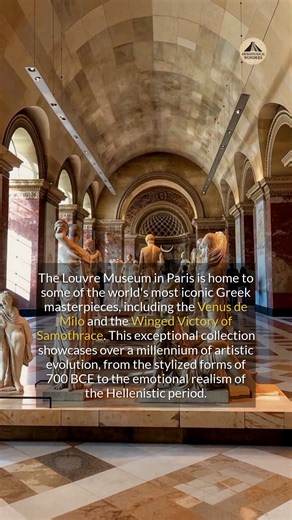3.8K views · 94 reactions | The Louvre holds a thousand years of Greek sculpting history. | Archaeological Wonders | Facebook