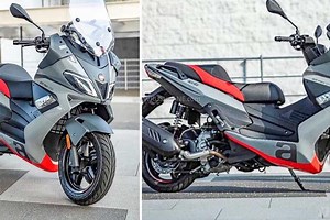 All-new 2022 Aprilia SR MAX 250 HPE scooter introduced in China