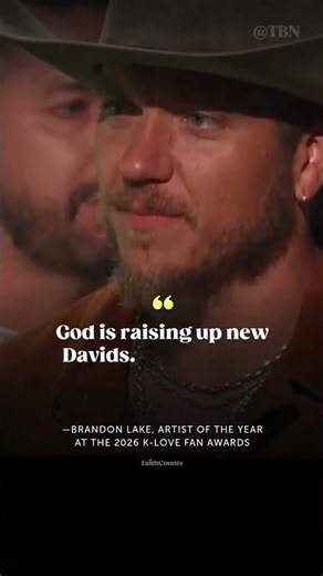 Brandon Lake delivers powerful message after sweeping K-LOVE Fan Awards 🎶