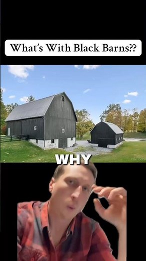 Why Are Barns Painted Black? #history #farmlife #facts #nostalgia