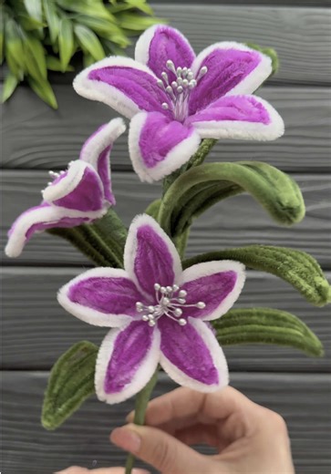 Fácil tutorial de flores de chenille