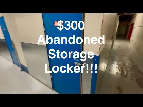 $300 for this abandoned storage locker! what will I find?!?