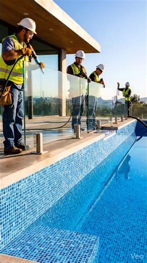 Skyline Serenity: The Ultimate Giant Rooftop Infinity Pool Transformation.