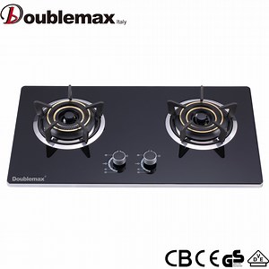 [Hot Item] Free Standing Tempered Glass 2 Burner Gas Cooker Stove Range
