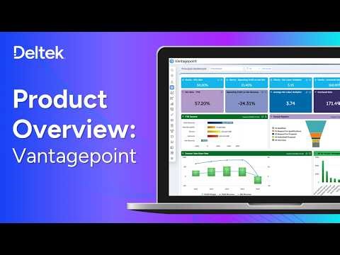 Deltek Vantagepoint: Enterprise Resource Planning (ERP) for Professional Services Firms