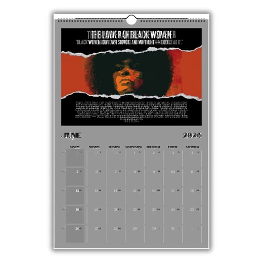 US &CA Wall Calendar 2026,black Panther Party,black History Calendar,black Excellence,black Girl Magic,gift for Her,afro Girl,black Calendar - Etsy