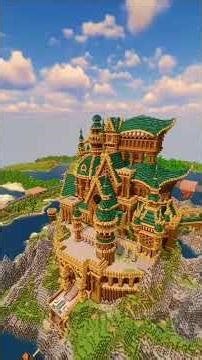 Minecraft Fantasy Medieval Castle🏰 Epic Timelapse #minecraft #minecraftshorts #gaming #m #trending