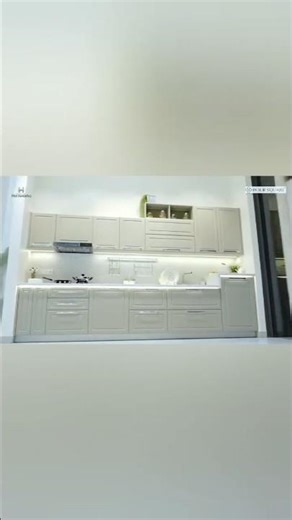 Elegant Straight Kitchen Interior | Foursquare Home Solutions