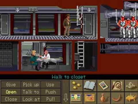 Indiana Jones and the Fate of Atlantis Walkthrough: The map room, cutscene and submarine
