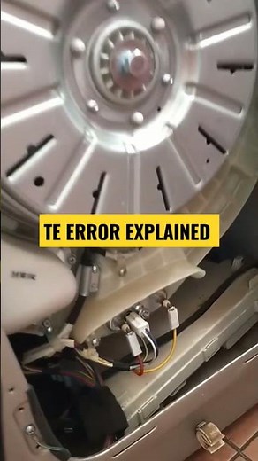 EXPLAINED:TE/Thermistor error on LG washing machine