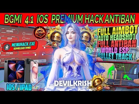 bgmi ios hack 4.1 free |how to hack bgmi ios 4.1 |skin hack bgmi ios | iPad And IPhone ios hack free