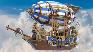 Steampunk Airship sails to 10K for second time on LEGO Ideas