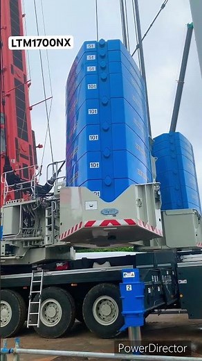 可変式カウンターウェイトがすごい！ #crane #クレーン #liebherr #西山運輸機工