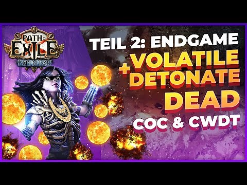 Volatile+Detonate Dead CoC/CWDT Cyclone Necromancer – Teil 2: ENDGAME BUILD [Path of Exile 3.15]