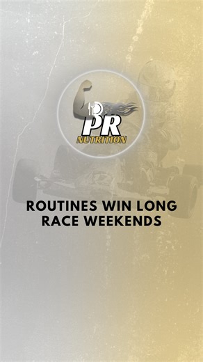 Peak Race Nutrition on Instagram: "▪️ During race weekends, performance stability is strongly influenced by routine. Constant changes in schedule, environment, sleep timing, and nutrition increase both physical and mental load, making inconsistency more likely. ▪️ Research highlights that structured routines reduce cognitive fatigue and help athletes reproduce stable performance under pressure — a critical factor in multi-session kart racing formats. ❗️My practical tips as a sports nutritionist: