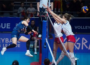 1.6M views · 1.3K reactions | Korea  & Serbia  fighting hard in this #MegaRally.  Watch #Volleyball on: https://volleyballworld.tv For the latest news: www.FIVB.com #VNL #BePartOfTheGame #InGame 한국배구연맹 | Volleyball Nations League | Facebook
