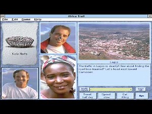 Win3.11 QL | Africa Trail (1997) Ride a bike through Africa in this flawed "Africatrek" Sim
